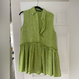 Zara tweed blouse/mini dress